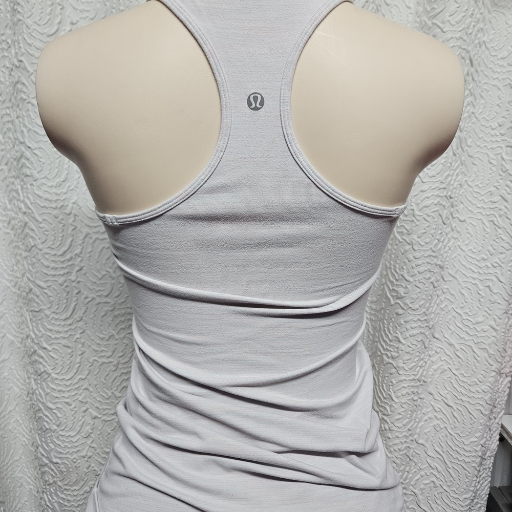 Lululemon Athletica Gray Fitted Sleeveless Tank Top - Picture 4 of 5